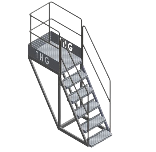 Platform ladder tangga industri custom